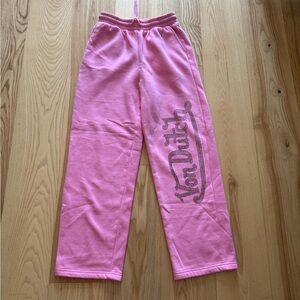 Von Dutch pink bling size medium SOFT joggers!